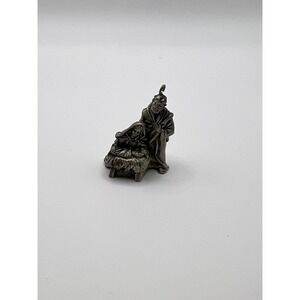 Hallmark Keepsake Pewter Mini Nativity‎ Scene Ornament Holy Family #1 In Series
